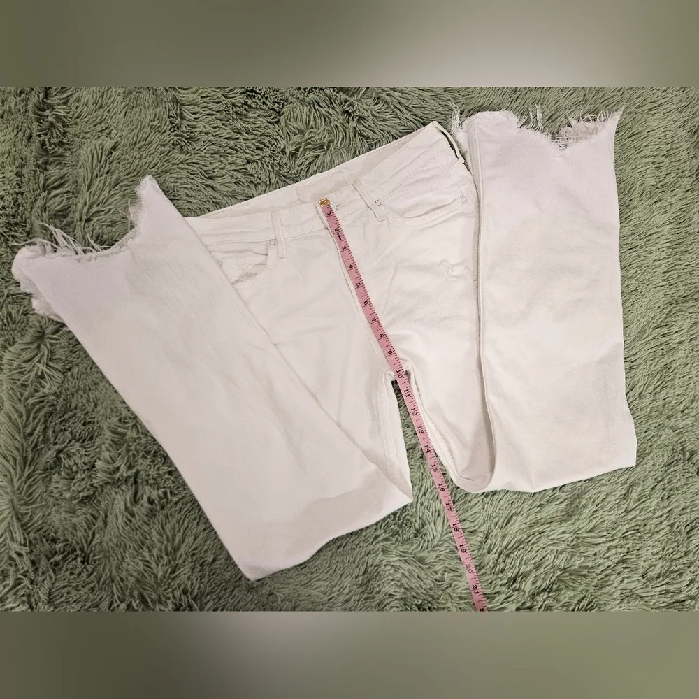 Mother Superior The Dutchie Ankle Jaw Distressed Jeans Size 26 - Picture 13 of 16